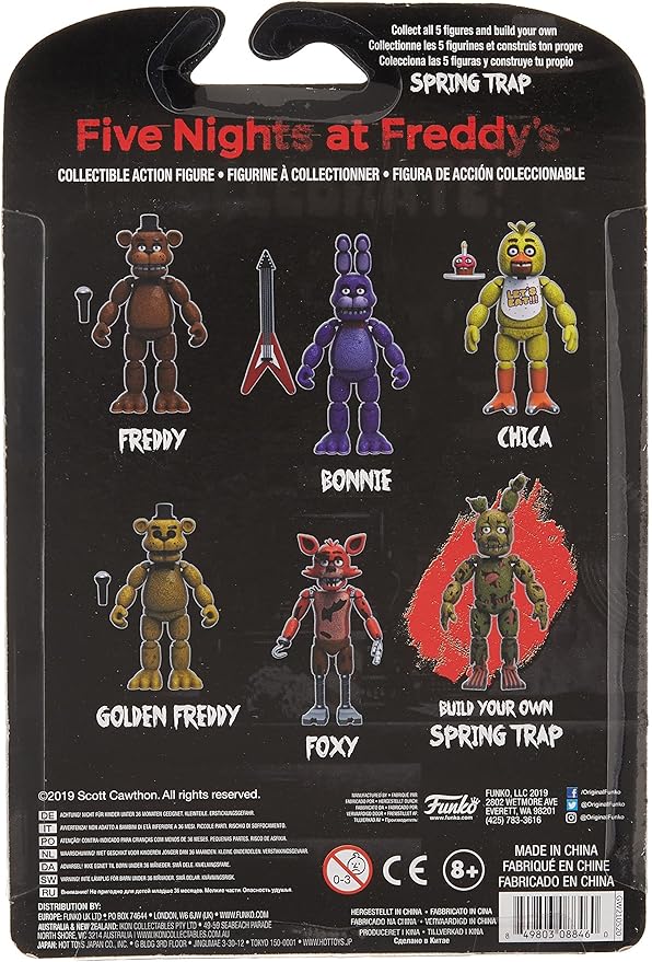 Funko 5" Articulated Action Figure: Five Nights at Freddy's (FNAF) - Freddy Fazbear - Collectible - Gift Idea - Official Merchandise - for Boys, Girls, Kids & Adults - Video Games Fans - Figurio