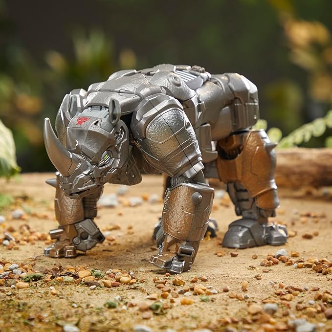 Transformers Toys Rise of The Beasts Movie, Smash Changer Rhinox Converting Action Figure for Ages 6 and up, 9-inch - Figurio