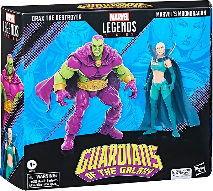 MARVEL Legends Series Drax The Destroyer Moondragon, 2 Comics-Inspired 6 Inch Action Figures - Figurio