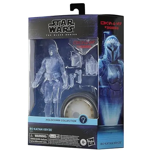 STAR WARS The Black Series - Holocomm Collection - Bo-Katan Kryze - 6" Collectible Action Figure with Holographic Disco That Lights Up - Ages 4+ - Figurio