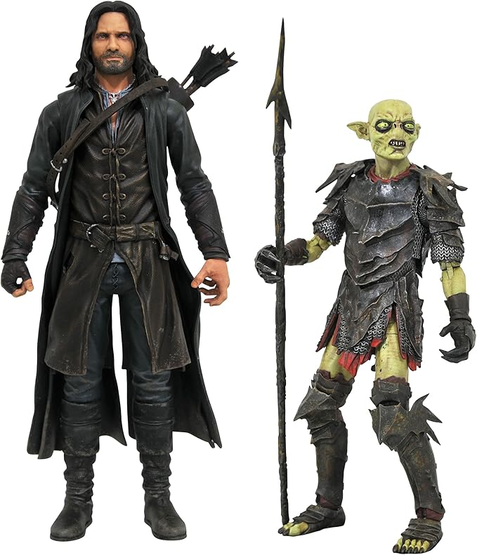 Diamond Select Toys The Lord of The Rings: Aragorn Action Figure, Multicolor - Figurio