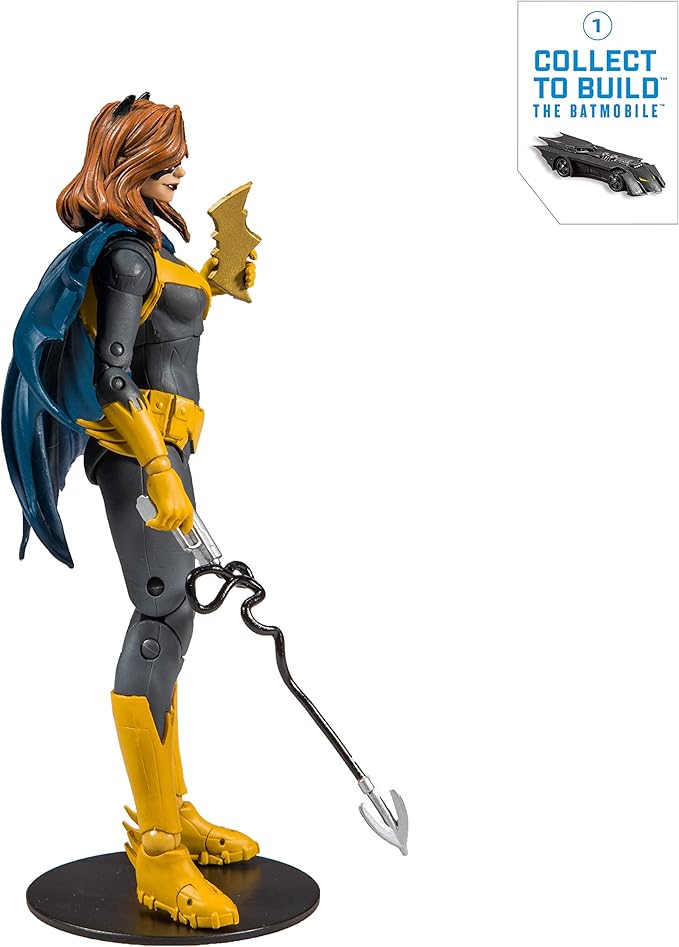 McFarlane Toys DC Multiverse Batgirl: Art of The Crime Action Figure with Build-A Rebirth Batmobile (Piece 1) - Figurio