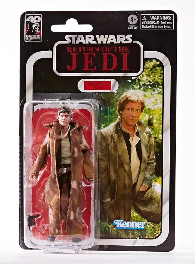 STAR WARS The Black Series Han Solo, Return of The Jedi 40th Anniversary 6-Inch Collectible Action Figures, Ages 4 and Up - Figurio