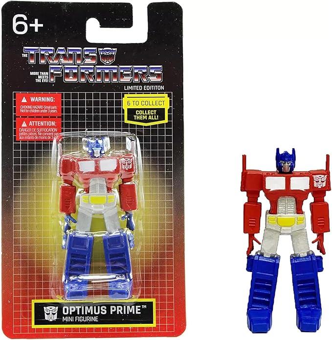 Limited Edition Transformers 2.5" Mini Figure Collectible Twin Packs - Optimus Prime & Megatron - Figurio