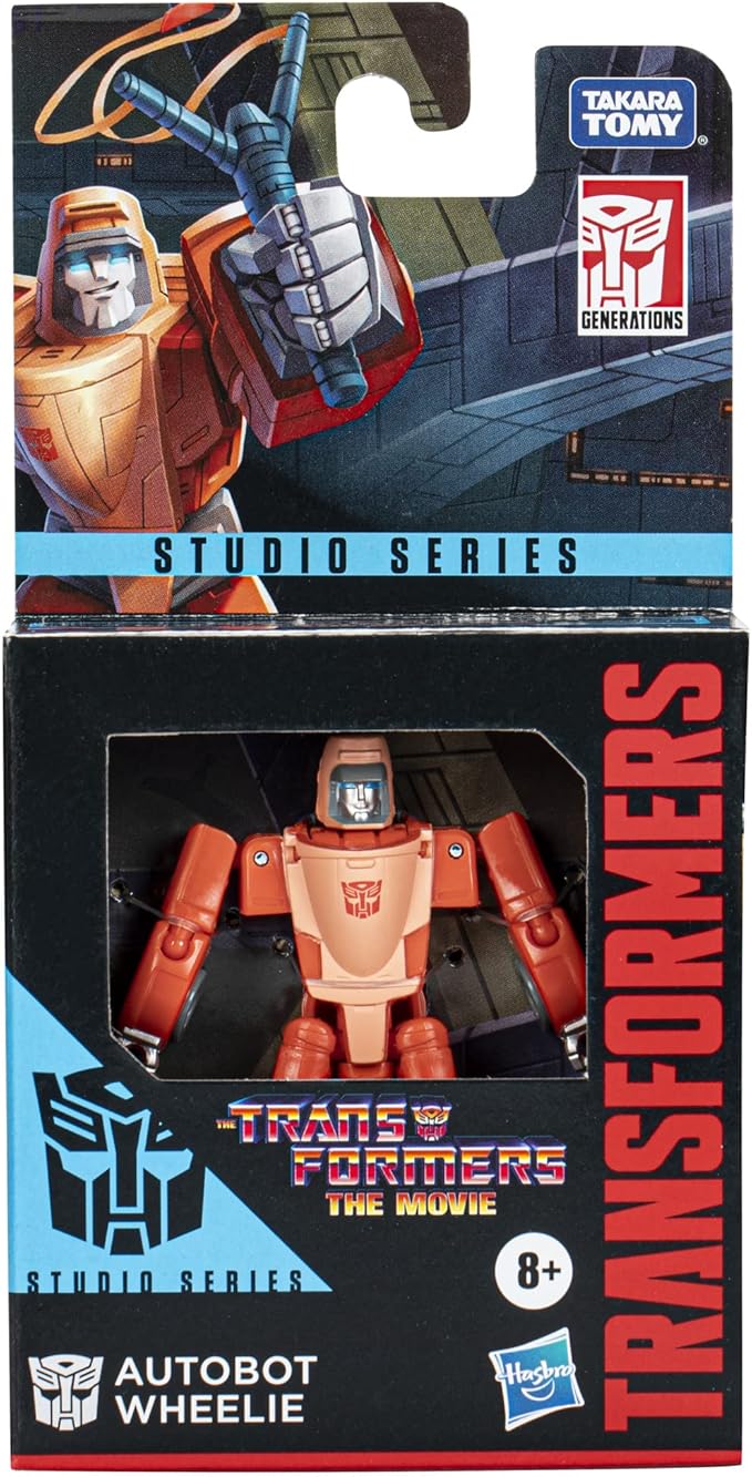 Transformers Toys Studio Series Core Class The The Movie Autobot Wheelie Action Figure - Ages 8 and Up, 3.5-inch - Figurio