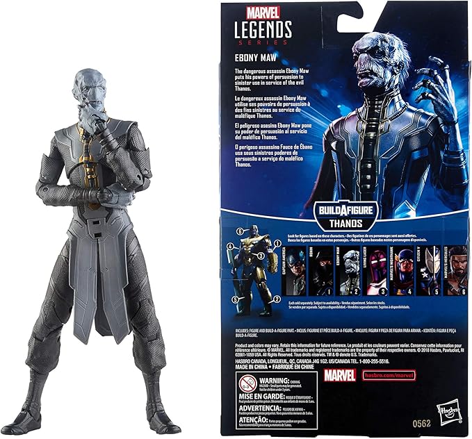 Marvel Legends Series Avengers: Endgame 6" Ebony Maw Cinematic Universe Collectible Fan Figure - Figurio