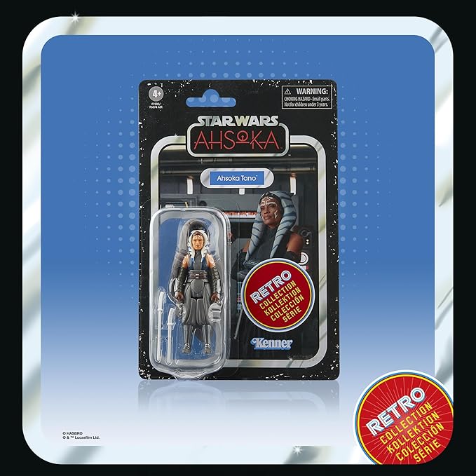 STAR WARS Retro Collection Ahsoka Tano, Ahsoka 3.75-Inch Collectible Action Figures, Ages 4 and Up - Figurio