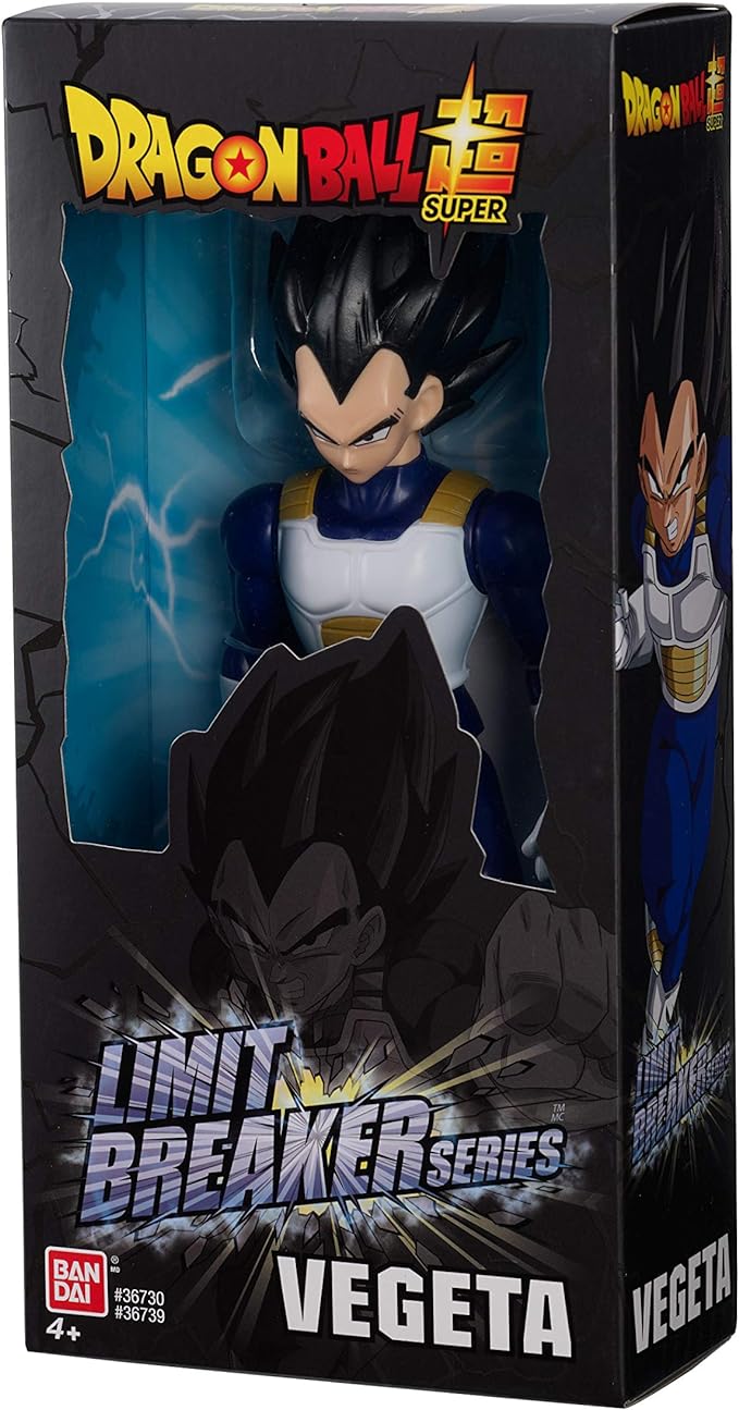 Bandai Namco - Dragon Ball Super - Vegeta, Limit Breaker 12" Action Figure - Figurio