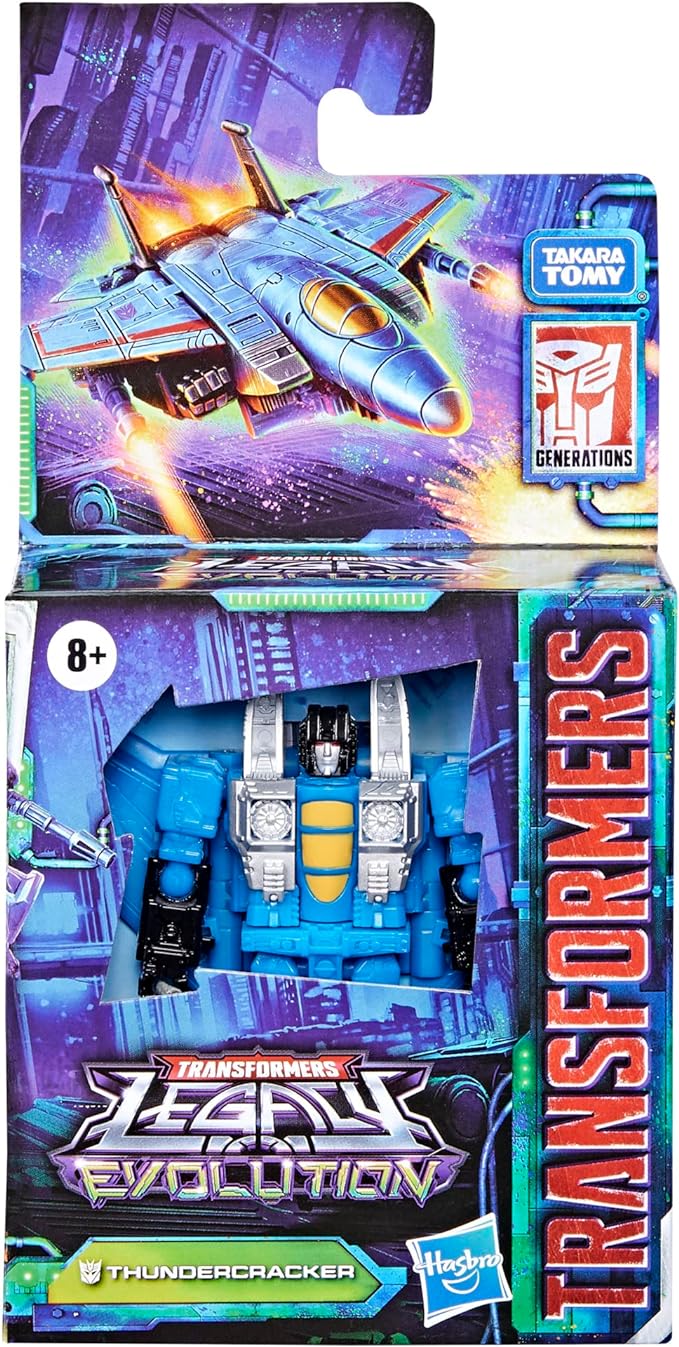 Transformers Toys Legacy Evolution Core Thundercracker Toy, 3.5-inch, Action Figure for Boys and Girls Ages 8 and Up - Figurio