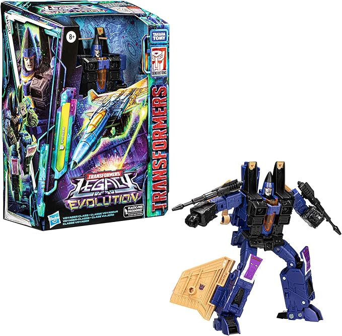 Transformers Toys Legacy Evolution Voyager Dirge Toy, 7-inch, Action Figure for Boys and Girls Ages 8 and Up - Figurio