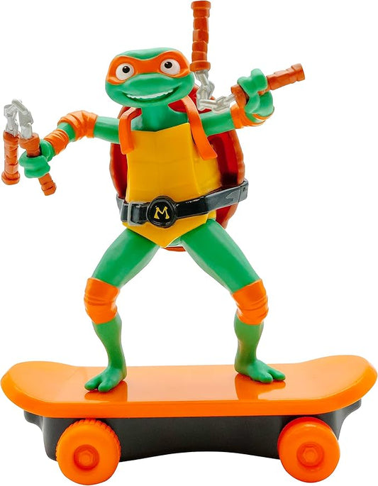 Teenage Mutant Ninja Turtles 5" Sewer Shredders Movie Edition Michelangelo Ages 3+ Shredding Action Figure - Figurio