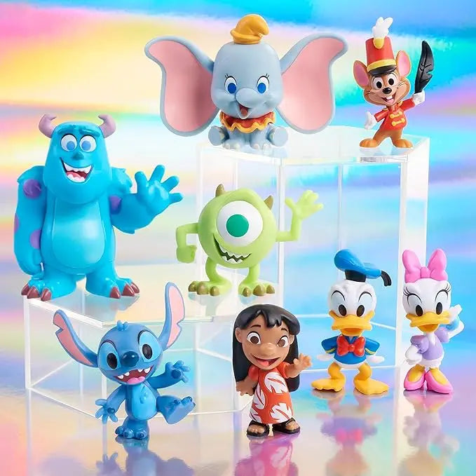 Disney100 Years of Dynamic Duos Celebration Collection Limited Edition 8-Piece Figure Pack, Kids Toys for Ages 3 Up by Just Play - Figurio