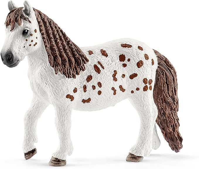 Schleich Horse Club, 9-Piece Playset, Horse Toys for Girls and Boys 5-12 years old Mia and Spotty Multi, 15cm/5.9in - Figurio