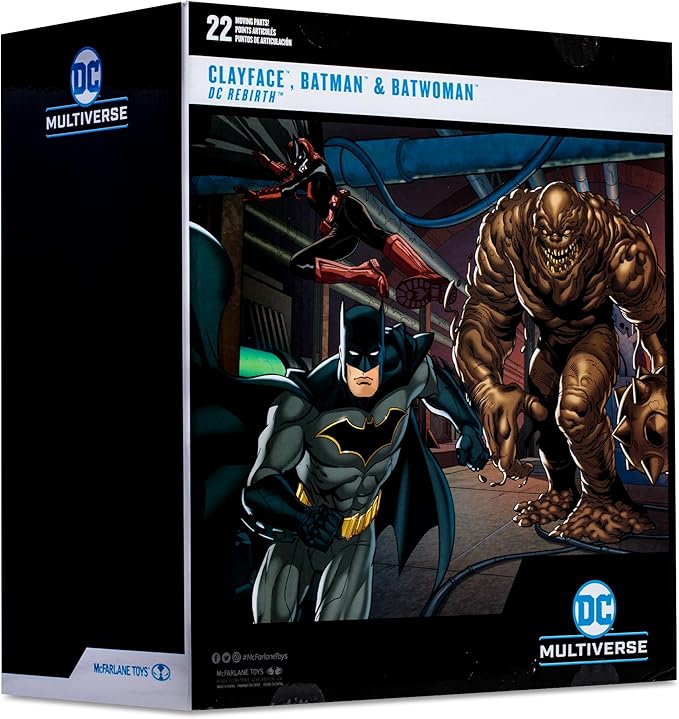 McFarlane Toys - DC Multiverse Clayface Batman & Batwoman 3pk, Gold Label, Amazon Exclusive - Figurio