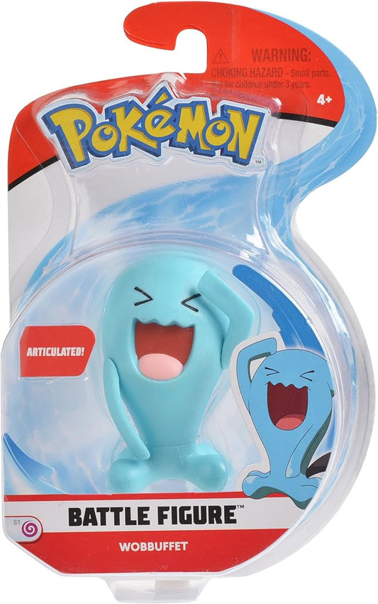 Pokemon Action Figure, 3" Inch Wobbuffet - Figurio