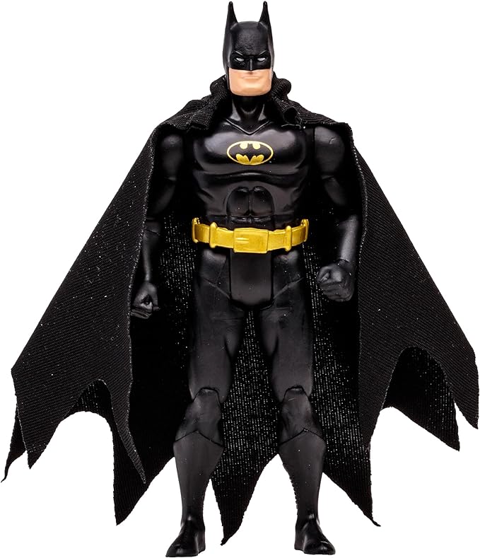 McFarlane Toys - DC Super Powers Batman (Black Suit) 4.5in Action Figure - Figurio