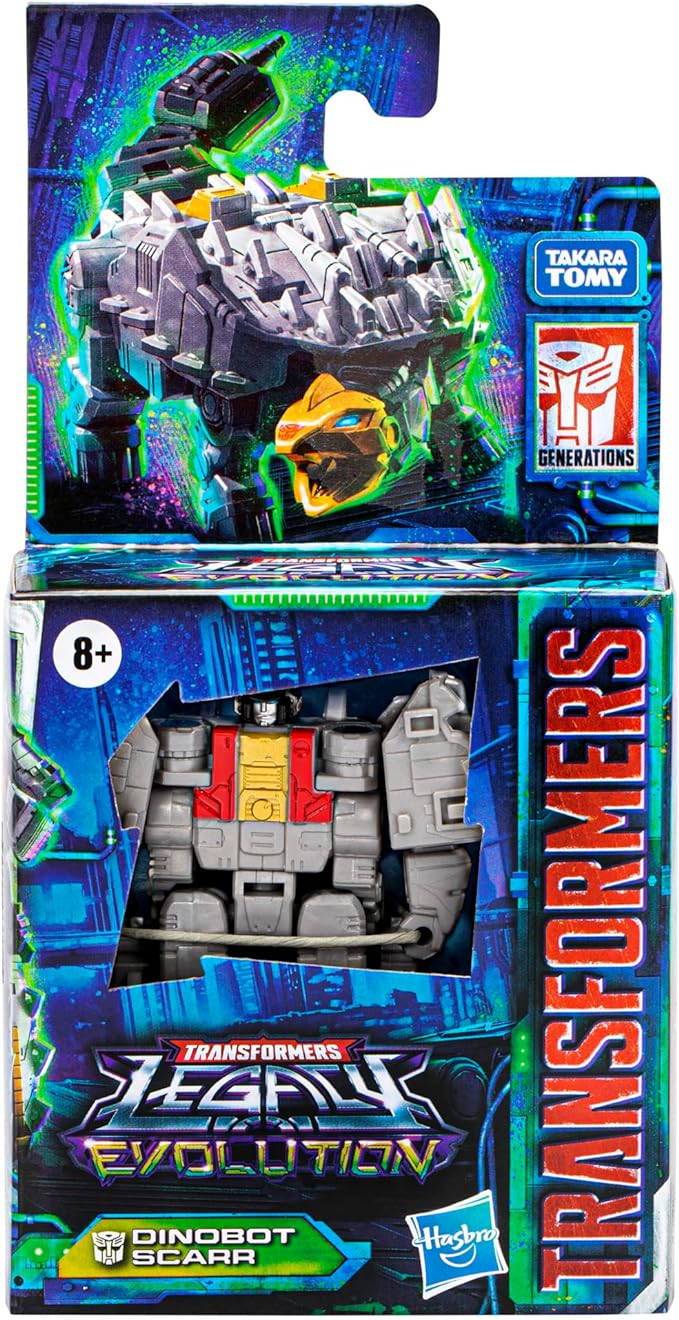 Transformers Toys Legacy Evolution Core Dinobot Scarr Toy, 3.5-inch, Action Figure for Boys and Girls Ages 8 and Up - Figurio