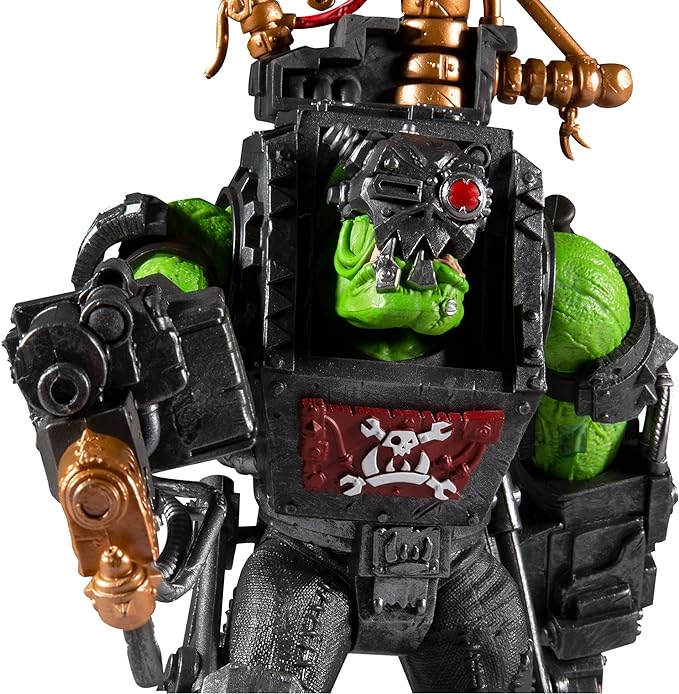 Warhammer 40,000 Ork Big Mek Mega Action Figure with Accessory - Figurio