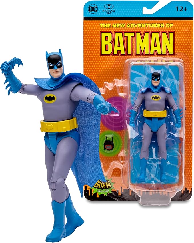 McFarlane Toys - DC Retro Batman (The New Adventures of Batman) 6in Action Figure - Figurio