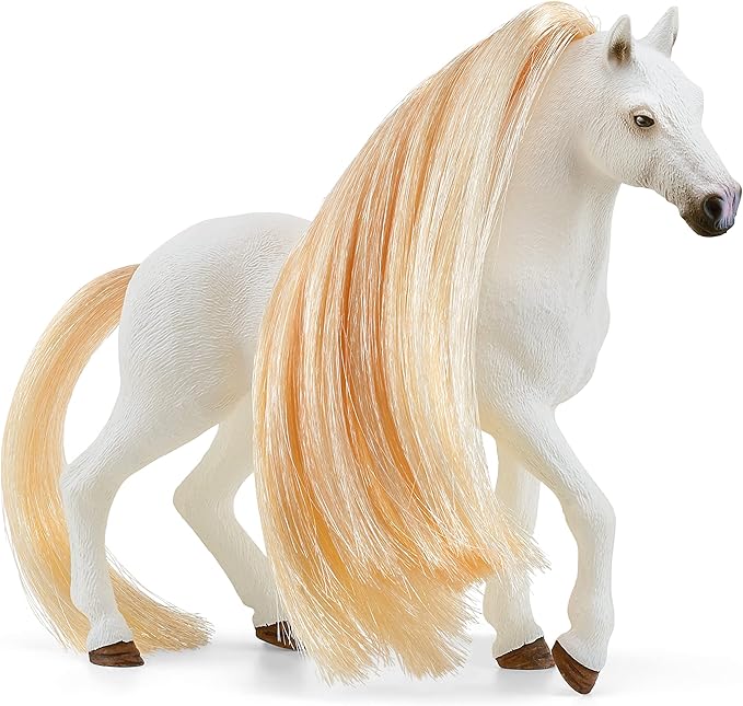 Schleich Horse Club Sofia's Beauties Horse Beauty Salon Stable with Brushing Accessories and Figurines Playset - 99-Piece Horse Beauty Salon Toy for Grooming and Brushing, Gift for Kids Age 4+ - Figurio