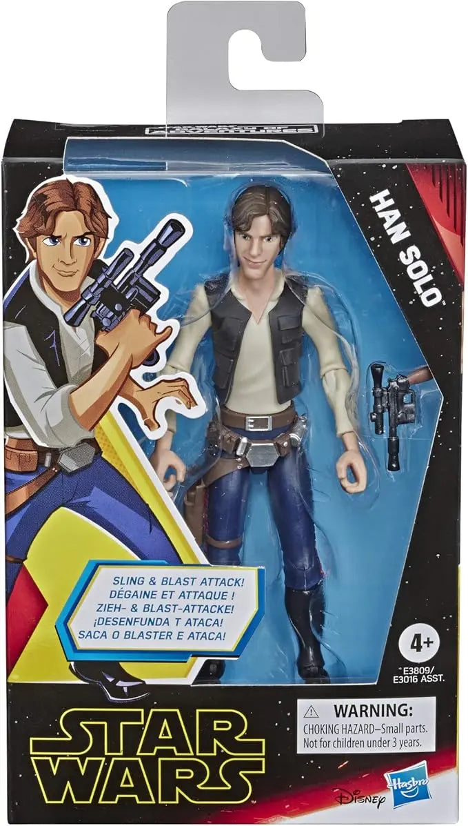 STAR WARS Galaxy of Adventures Han Solo Toy Action Figure - Figurio