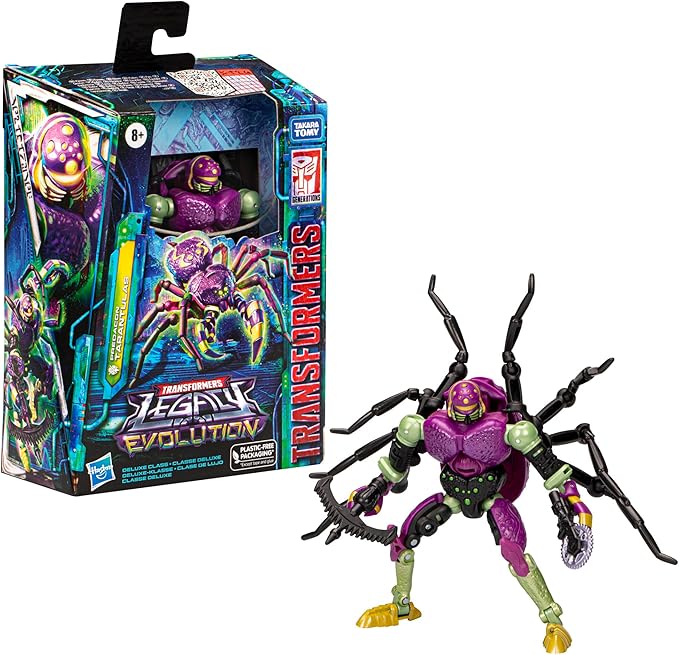 Transformers Toys Legacy Evolution Deluxe Predacon Tarantulas Toy, 5.5-inch, Action Figure for Boys and Girls Ages 8 and Up - Figurio