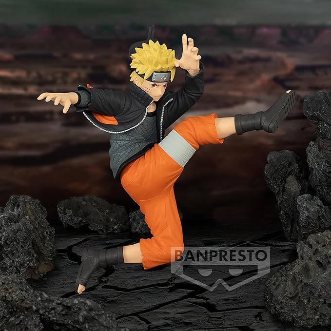 Banpresto - Naruto Shippuden - Uzumaki Naruto IV, Bandai Spirits Vibration Stars Figure - Figurio