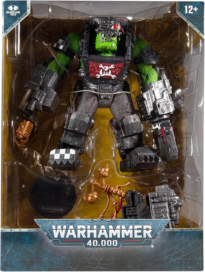 Warhammer 40,000 Ork Big Mek Mega Action Figure with Accessory - Figurio