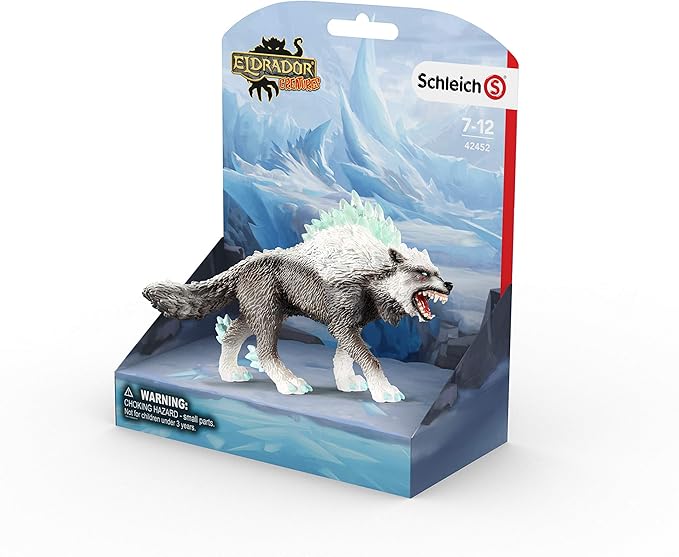 Schleich Eldrador, Eldrador Creatures, Action Figures for Boys and Girls 7-12 years old, Snow Wolf - Figurio