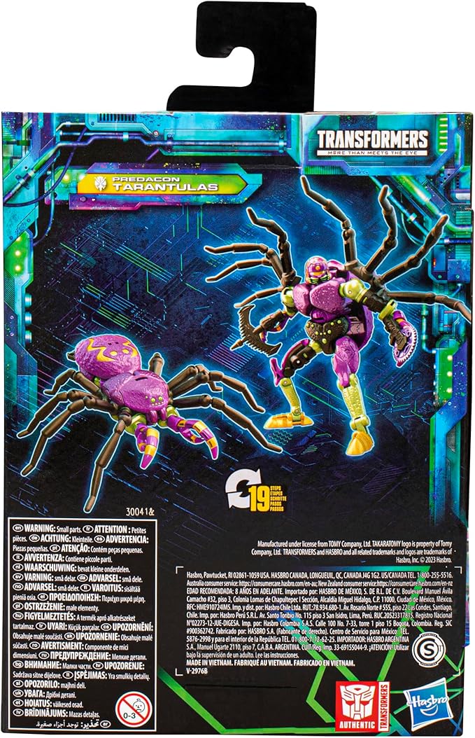 Transformers Toys Legacy Evolution Deluxe Predacon Tarantulas Toy, 5.5-inch, Action Figure for Boys and Girls Ages 8 and Up - Figurio