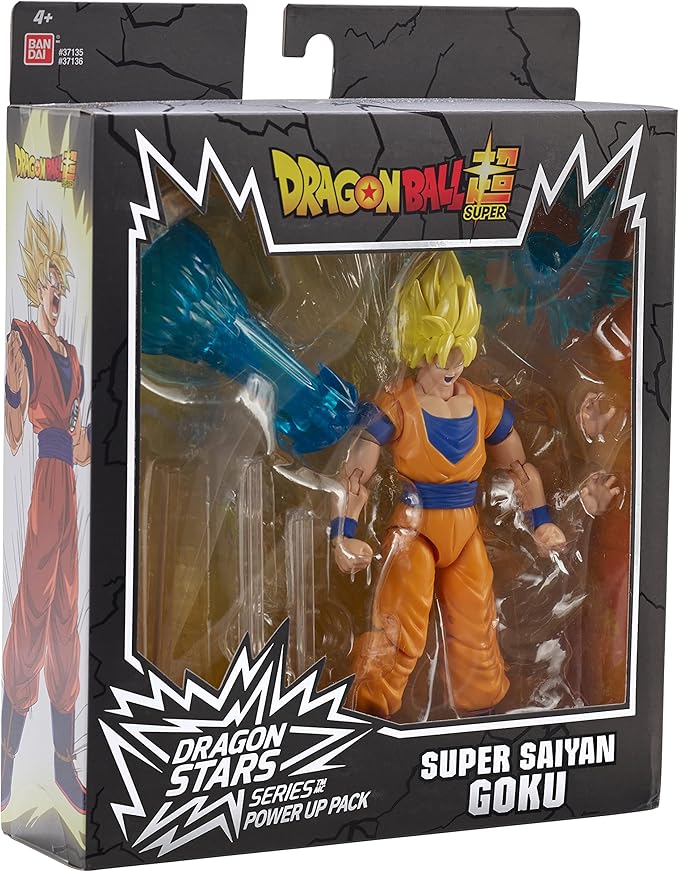 Bandai America - Dragon Ball Super Dragon Stars Power Up Pack Super Saiyan Goku, 6 inches - Figurio