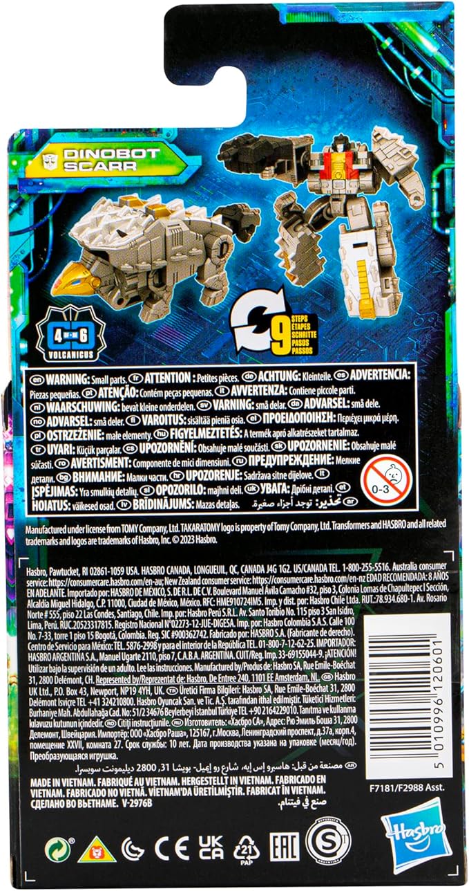 Transformers Toys Legacy Evolution Core Dinobot Scarr Toy, 3.5-inch, Action Figure for Boys and Girls Ages 8 and Up - Figurio