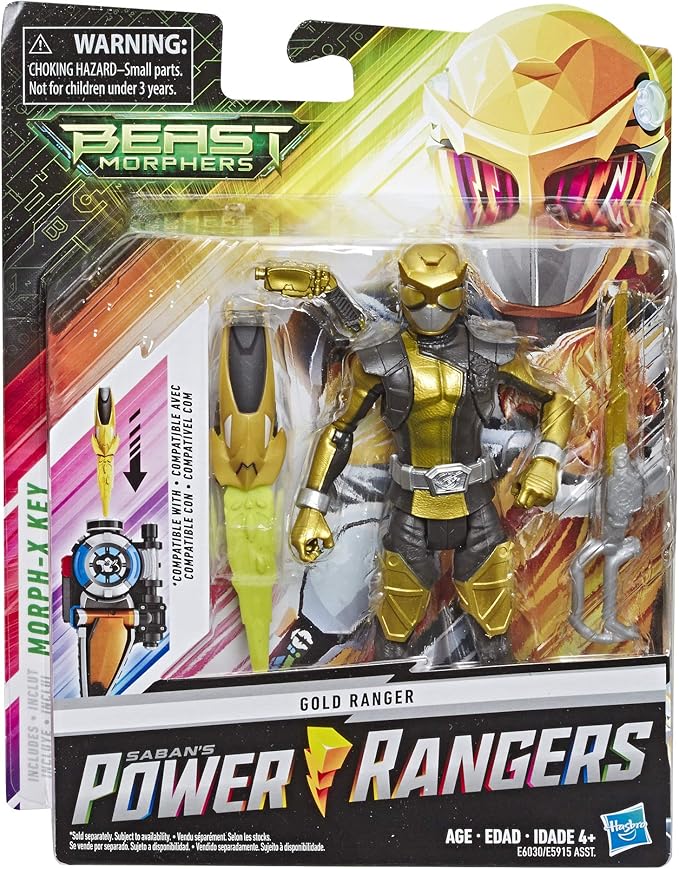 Hasbro Power Rangers Beast Morphers Gold Ranger - Figurio