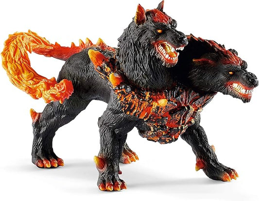 Schleich Eldrador Creatures, Lava Monster Mythical Creatures Toys for Kids, Hellhound Action Figure, Ages 7+ - Figurio