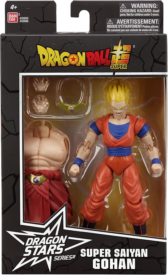 Dragon Ball Super - Dragon Stars - Super Saiyan Gohan, 6.5" Action Figure - Figurio