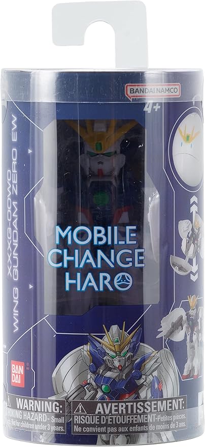 Bandai Namco - Gundam - Wing Gundam Zero (EW), Mobile Change HARO 3.5" Action Figure - Figurio