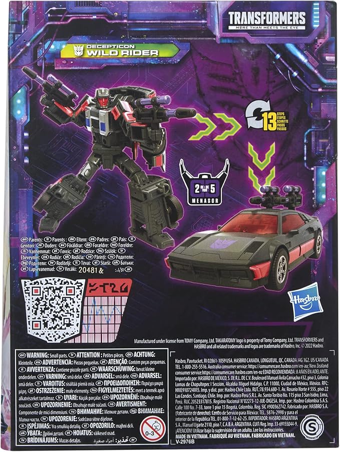 Transformers Toys Generations Legacy Deluxe Decepticon Wild Rider Action Figure - Kids Ages 8 and Up, 5.5-inch - Figurio