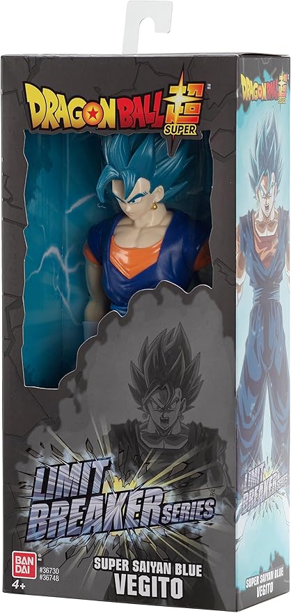 Bandai Namco - Dragon Ball Super - Super Saiyan Blue Vegitto, Limit Breaker 12" Action Figure - Figurio