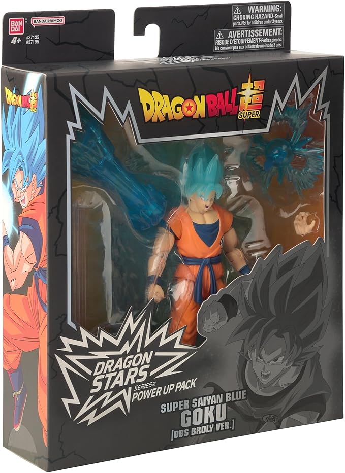 Dragon Ball Super Bandai Dragon Stars - SS Blue Goku (Power up Pack) Action Figure - Figurio