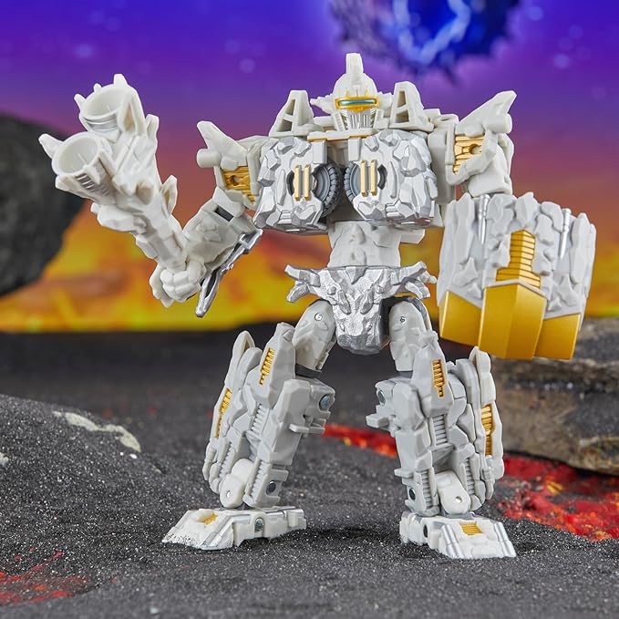 Transformers Legacy United Deluxe Class Infernac Universe Nucleous, 5.5-inch Converting Action Figure, 8+ - Figurio