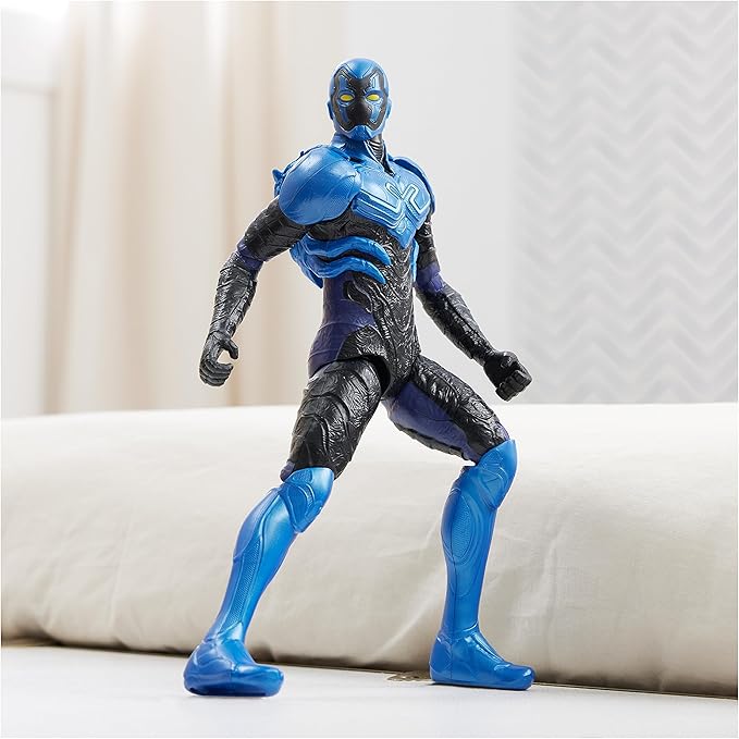 DC Comics, Hero-Mode Blue Beetle Action Figure, 12-inch, Easy to Pose, Blue Beetle Movie Collectible Superhero Kids Toys for Boys & Girls, Ages 3+ - Figurio