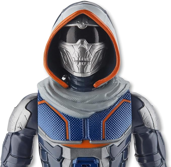 Marvel Black Widow Titan Hero Series Blast Gear Taskmaster Action Figure, 12-Inch Toy, with Launcher and Projectiles, Ages 4 and Up - Figurio