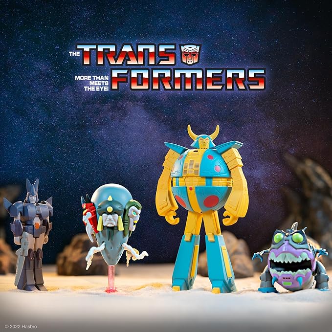 Super7 Transformers Cyclonus - 4" Transformers Action Figure with Accessory Classic Cartoon Collectibles and Retro Toys - Figurio