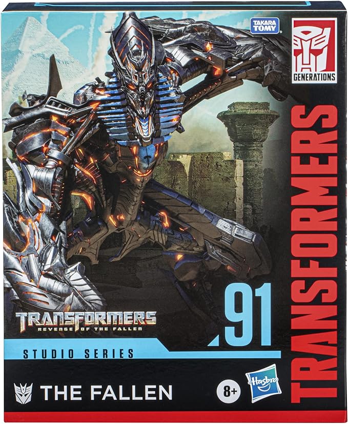 Transformers Studio Series 91 Leader Class Revenge of The Fallen The Fallen Action Figure, Ages 8 and Up, 8.5-inch - Figurio