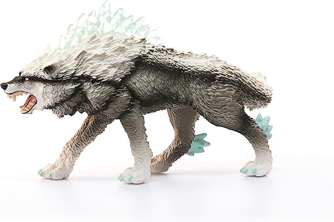 Schleich Eldrador, Eldrador Creatures, Action Figures for Boys and Girls 7-12 years old, Snow Wolf - Figurio