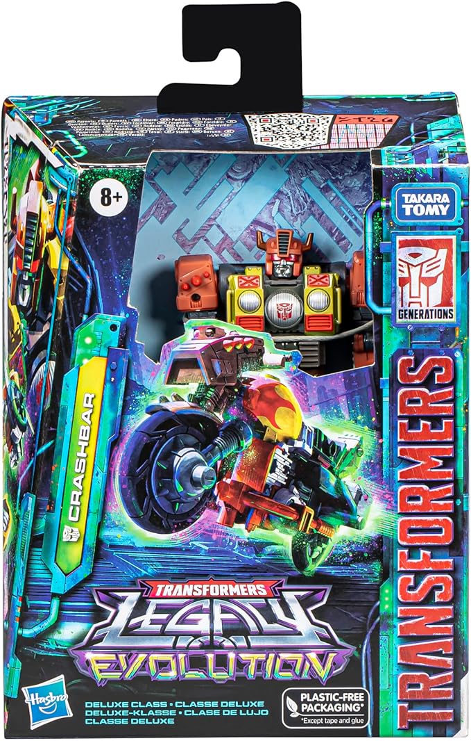 Transformers Toys Legacy Evolution Deluxe Crashbar Toy, 5.5-inch, Action Figure for Boys and Girls Ages 8 and Up - Figurio