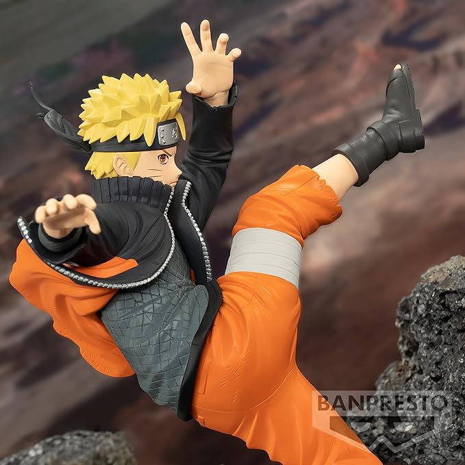 Banpresto - Naruto Shippuden - Uzumaki Naruto IV, Bandai Spirits Vibration Stars Figure - Figurio