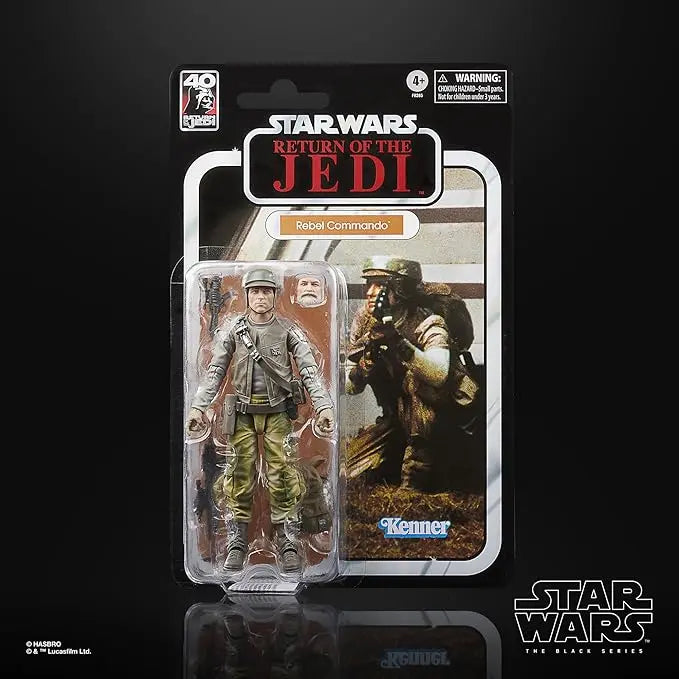 STAR WARS The Black Series Rebel Trooper (Endor), Return of The Jedi Collectible 6-Inch Action Figures, Ages 4 and Up - Figurio