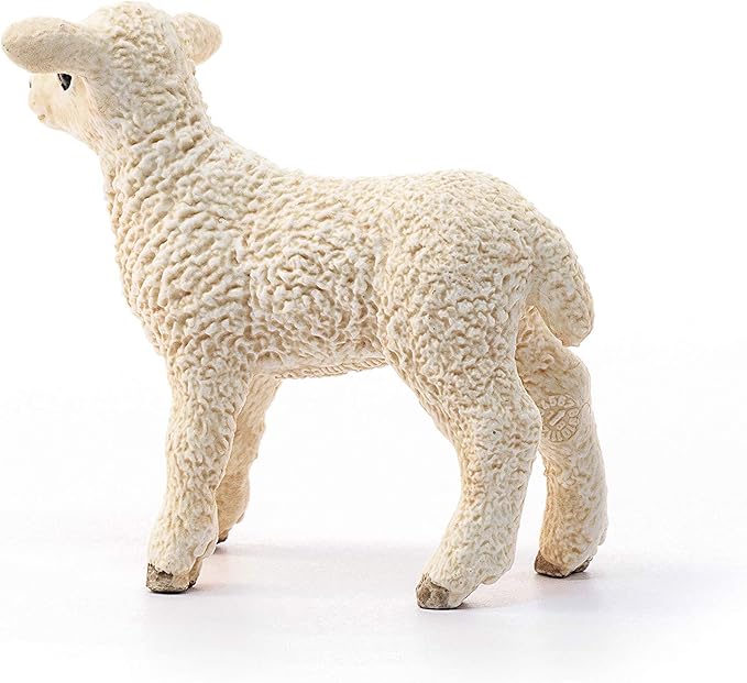 Schleich Farm World, Realistic Farm Animal Toys for Boys and Girls, Baby Lamb Toy Figurine - Figurio