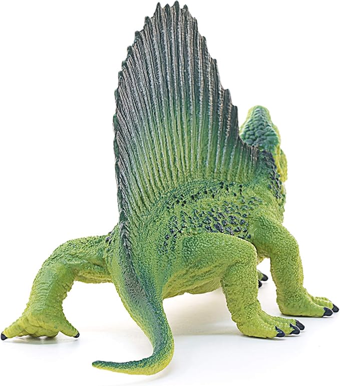 Schleich Dinosaurs, Realistic Dinosaur Figurines for Boys and Girls, Dimetrodon Toy Figurine, Green, Ages 4+ - Figurio